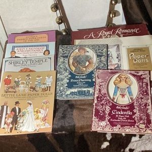 paper dolls 8 books some new some used, some just old
